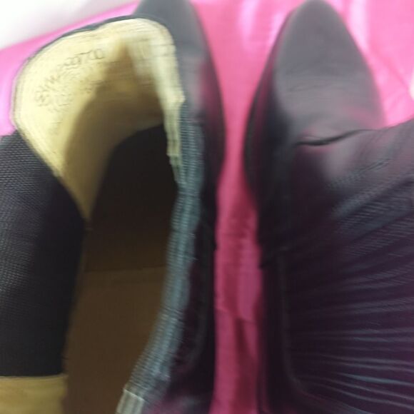 Durango Western Cowboy Chelsea Ankle Boots Mens 12 EE Black Leather - Picture 6 of 10